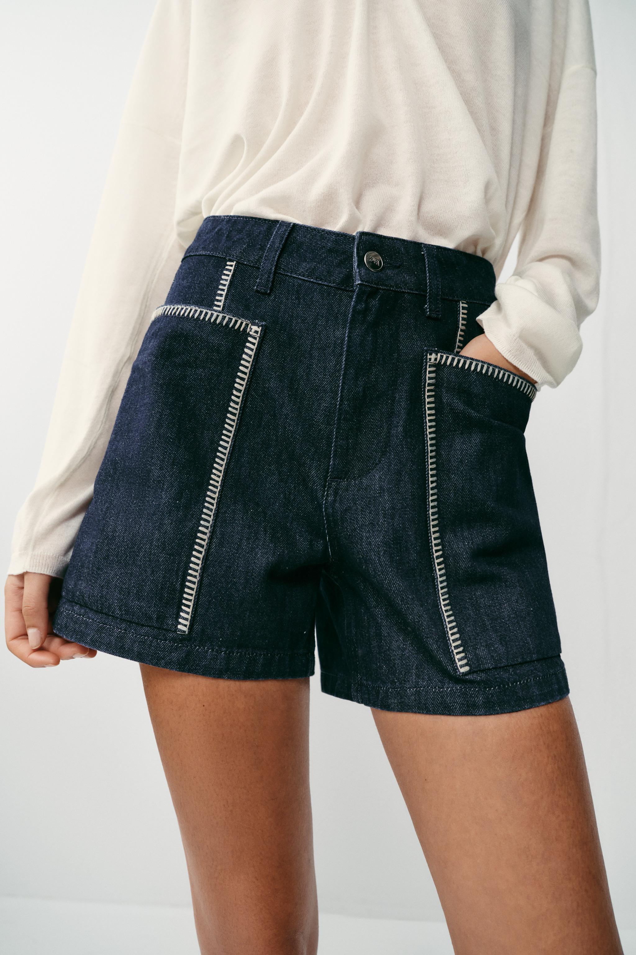 Z1975 EMBROIDERED SHORTS